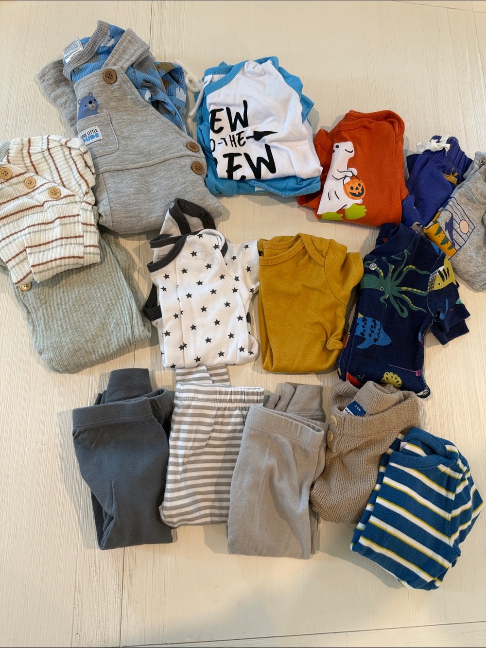 Lot of 16 baby boy clothes- 3-6 months